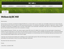 Tablet Screenshot of bcmill.nl